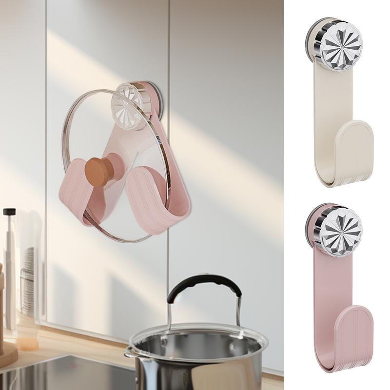 Kitchen Gadgets Holder - Pot Lid Organizer Adjustable Wall Mounted