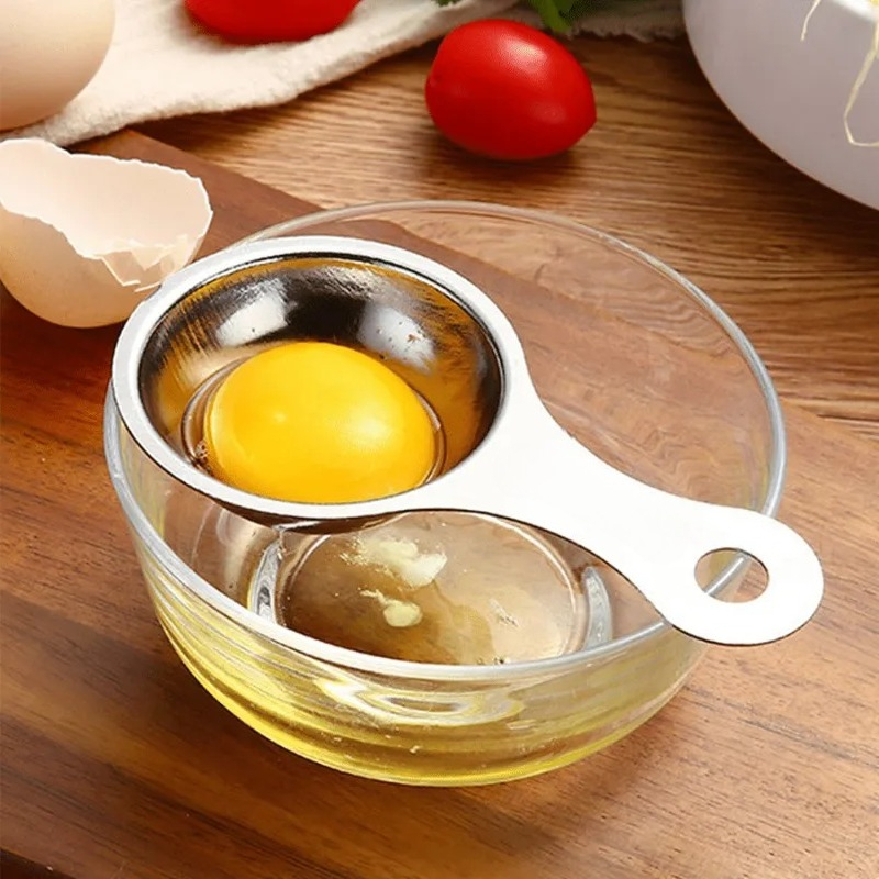 Egg Separator Tool - 1pc Stainless Steel Egg Separator, Yolk
