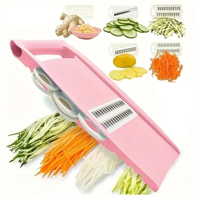 Cherry Pitter Tool - Mandoline Slicer for Kitchen 5-in-1 Mandoline