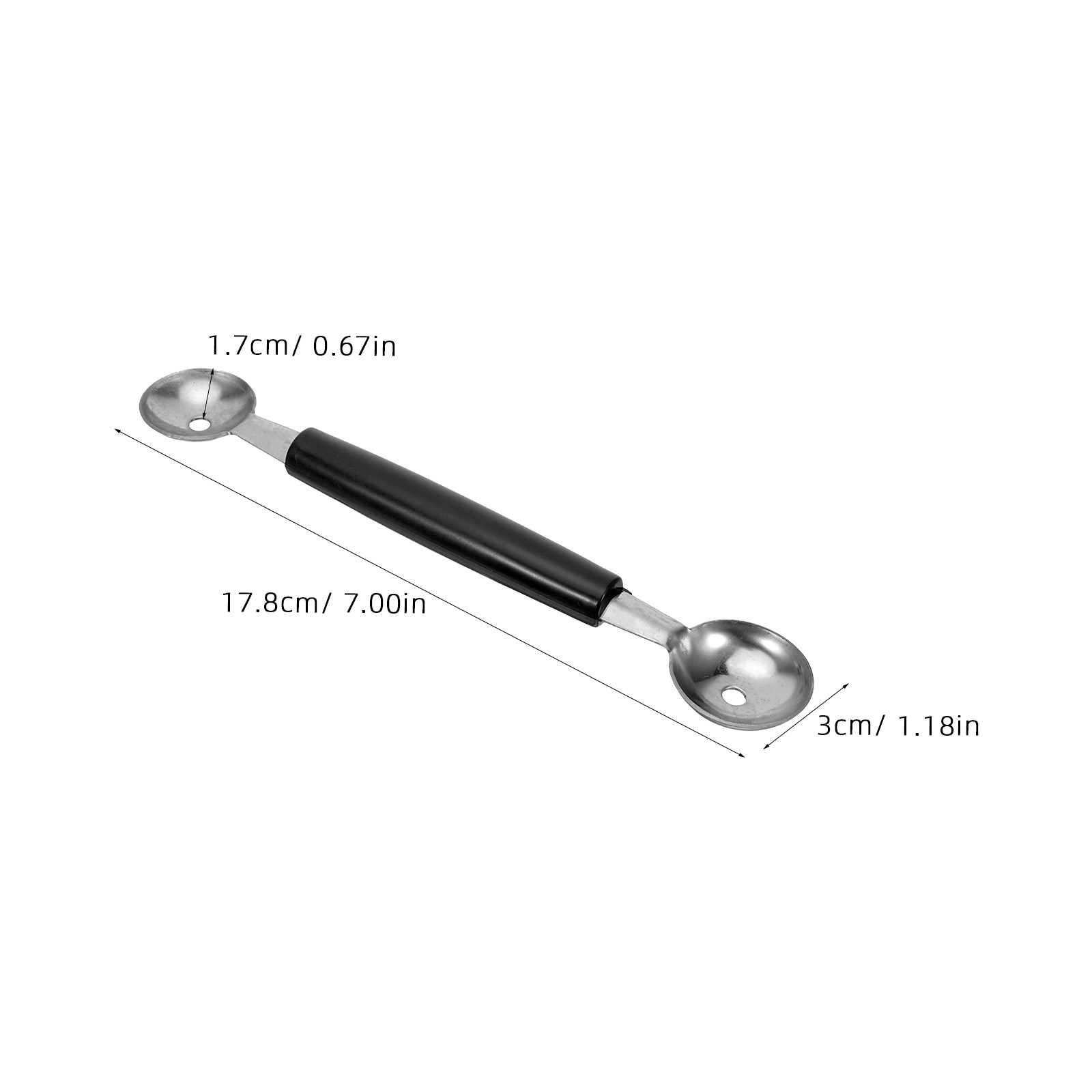 3Pcs Dual Headed Melon Baller  - đánh giá và giá Cherry Pitter Tool