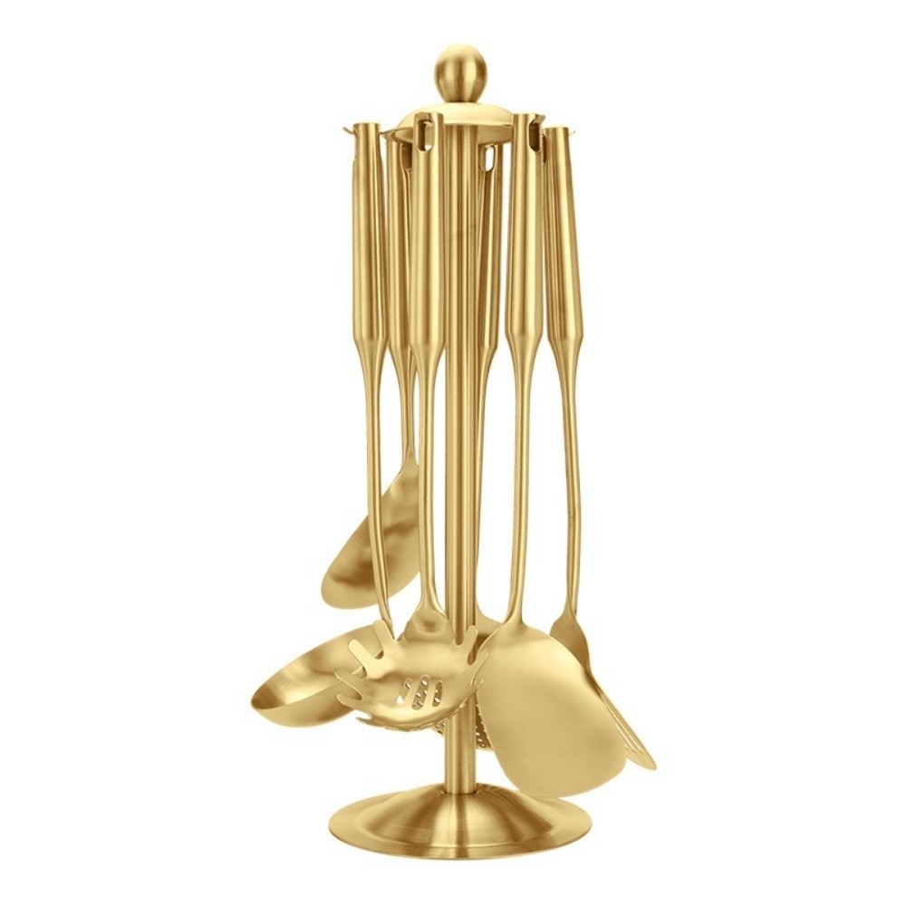 Stainless Steel Kitchen Utensi - đánh giá và giá Kitchen Gadgets Gold