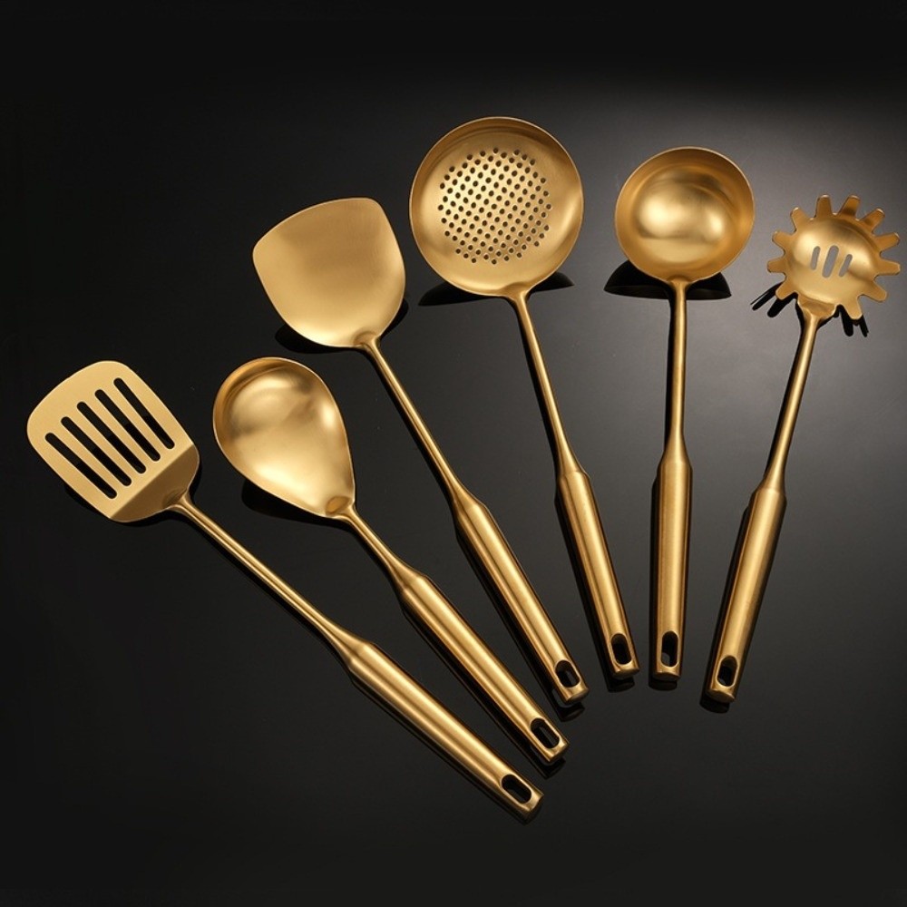 Stainless Steel Kitchen Utensi - đánh giá và giá Kitchen Gadgets Gold