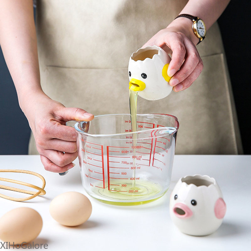 Cartoon Shaped Ceramic Egg Whi - đánh giá và giá Egg Separator Tool