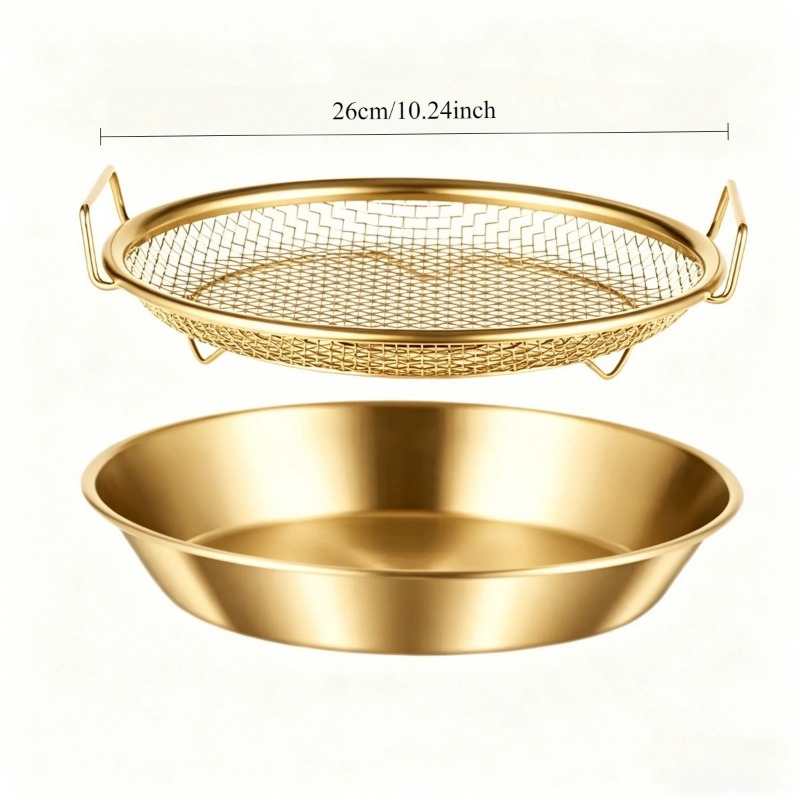 Gold Heavy Duty Deep Fryer Rac - đánh giá và giá Kitchen Gadgets Gold