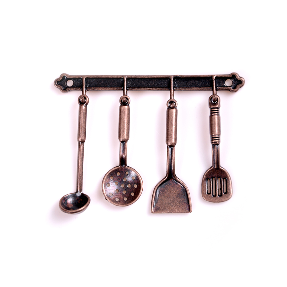 1:12 Scale Dollhouse Miniature - đánh giá và giá Kitchen Gadgets Gold