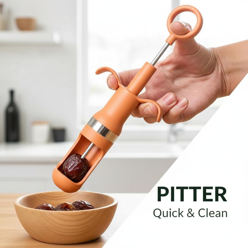 Non‑Slip Handle Cherry And Red - đánh giá và giá Cherry Pitter Tool