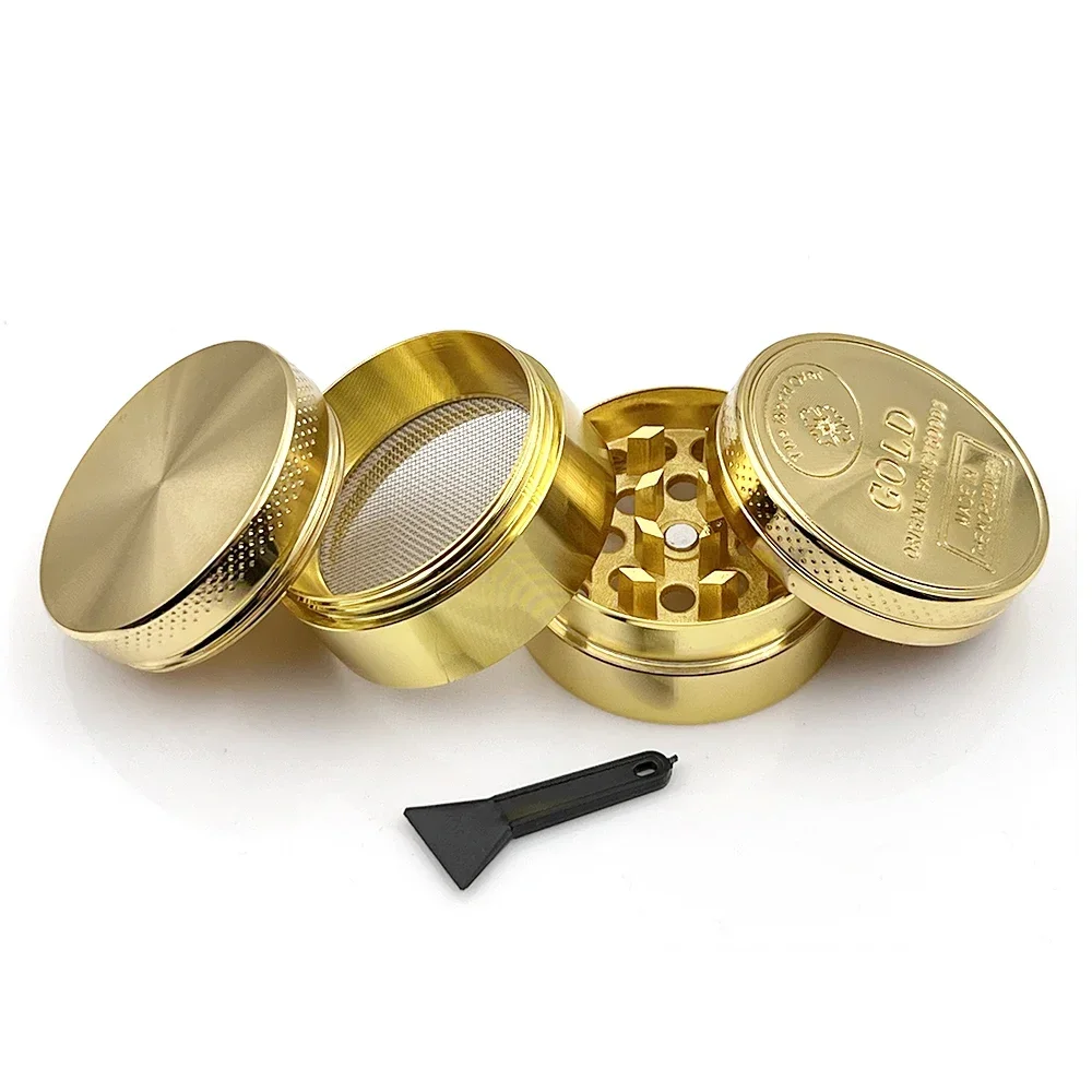 Herb Grinder 3/4 Parts Zinc Al - đánh giá và giá Kitchen Gadgets Gold