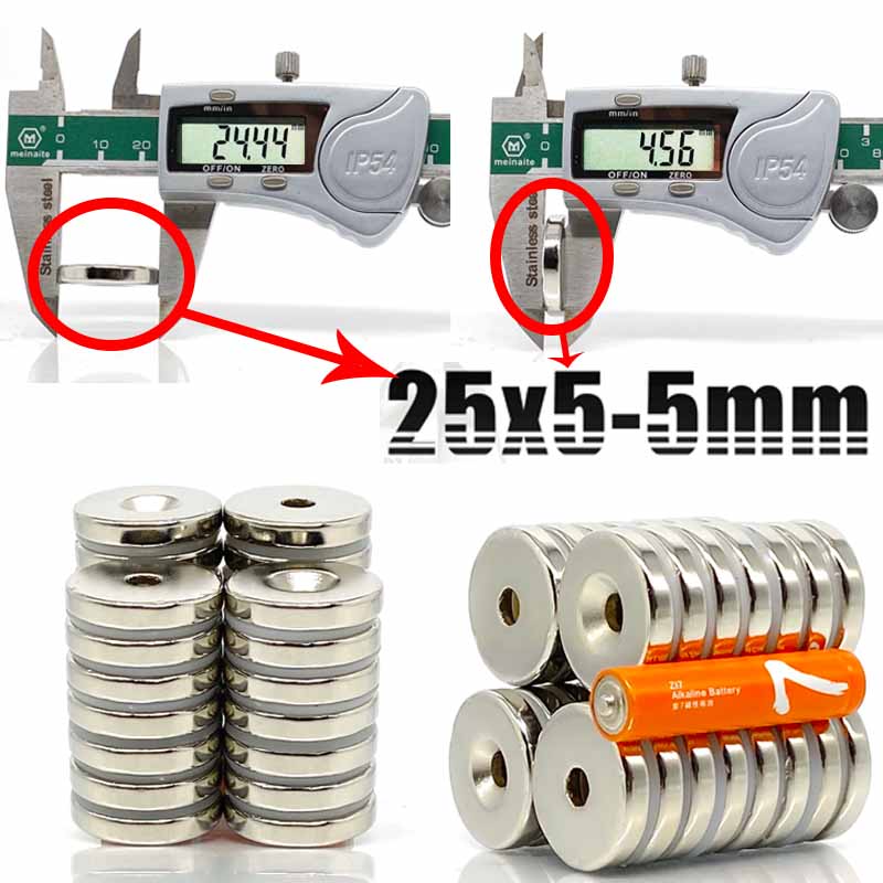 2-100pcs 25x5-5mm Magnet Round - đánh giá và giá Kitchen Gadgets Under $25