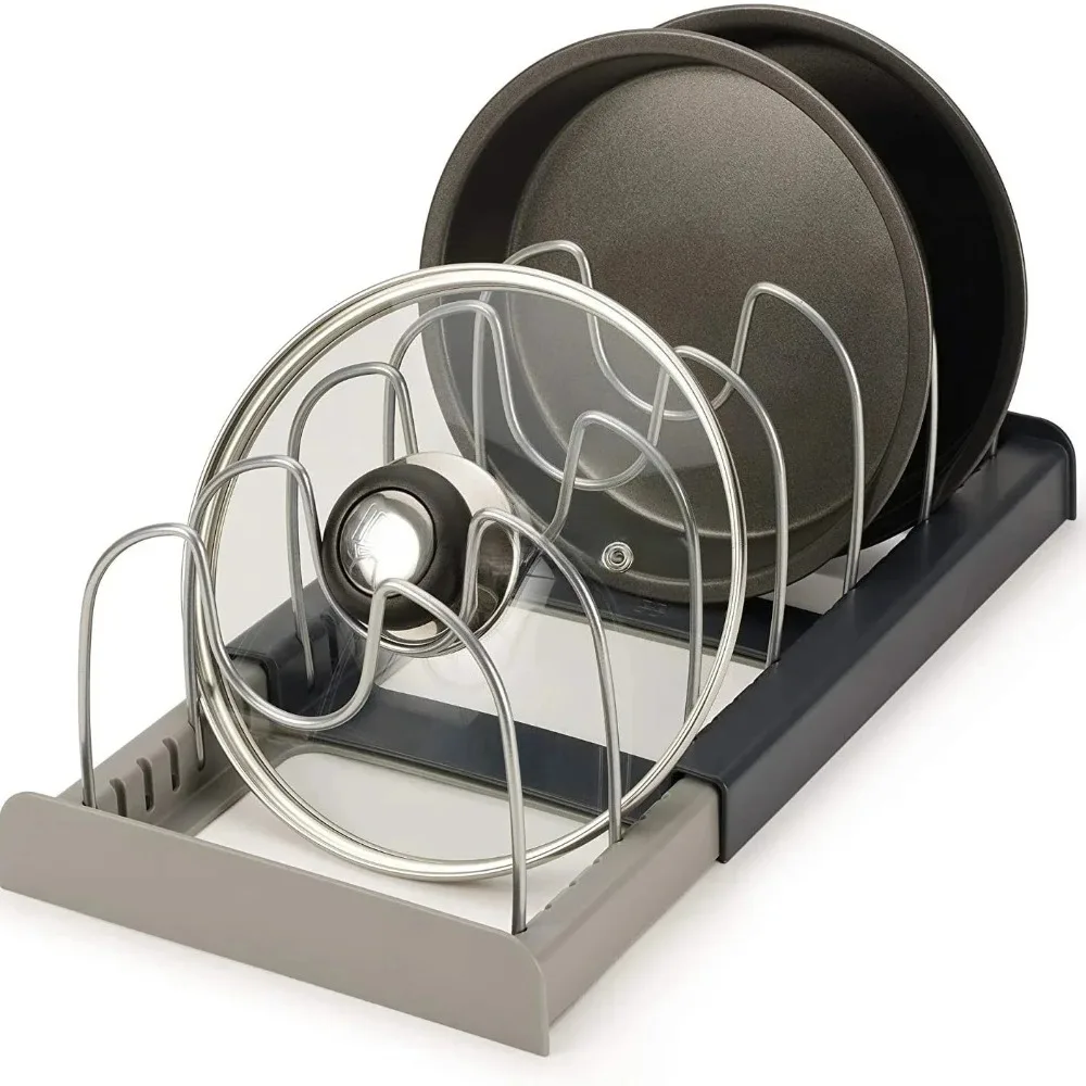 1Pc 7-grid Telescopic Pot Rack - đánh giá và giá Kitchen Gadgets Holder