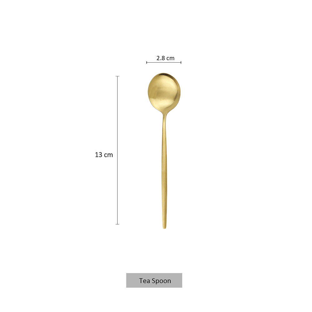 6Pcs Matte Stainless Steel Tea - đánh giá và giá Kitchen Gadgets Gold