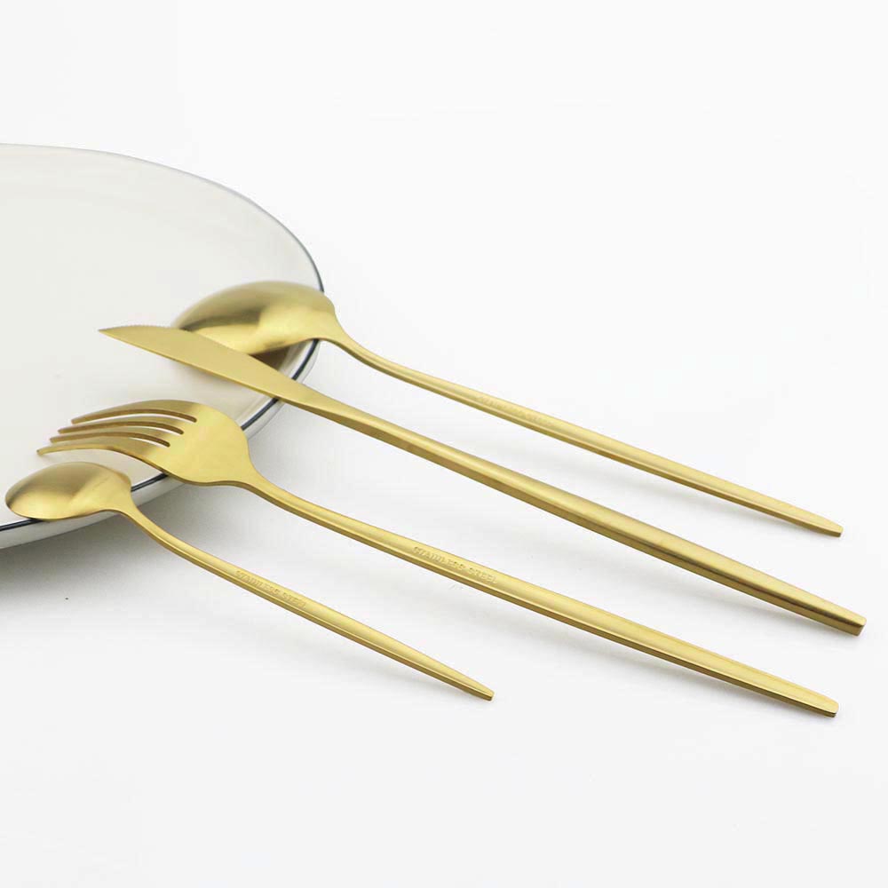 6Pcs Matte Stainless Steel Tea - đánh giá và giá Kitchen Gadgets Gold
