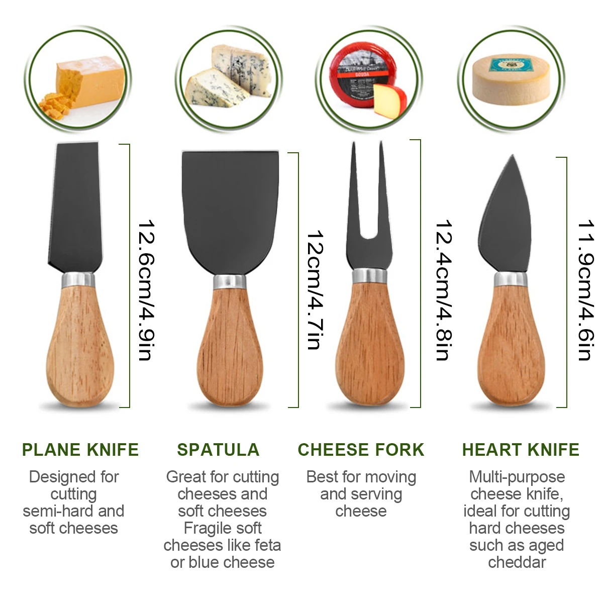 Cheese Knives Set for Charcute - đánh giá và giá Kitchen Gadgets In Japan