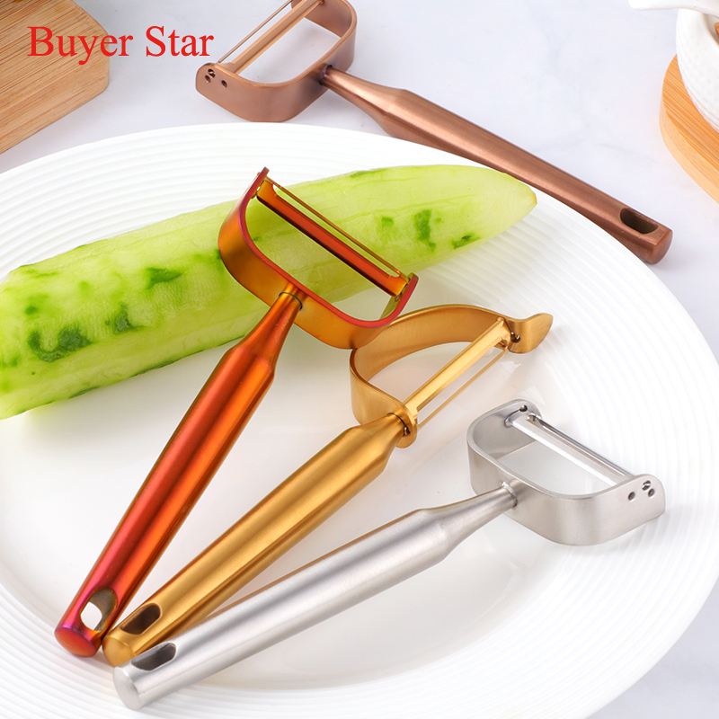 Vàng Mới Cụ Gọt Vỏ Trái Cây In - đánh giá và giá Kitchen Gadgets Gold
