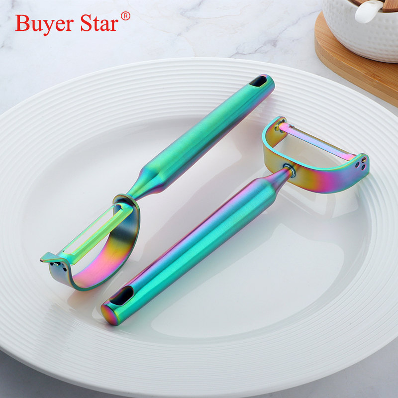 Vàng Mới Cụ Gọt Vỏ Trái Cây In - đánh giá và giá Kitchen Gadgets Gold