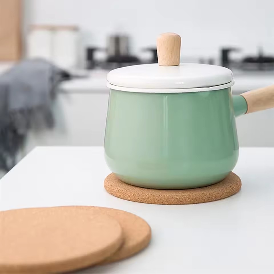 4Pcs Cork Pot Mat Heat Resista - đánh giá và giá Kitchen Gadgets In Japan
