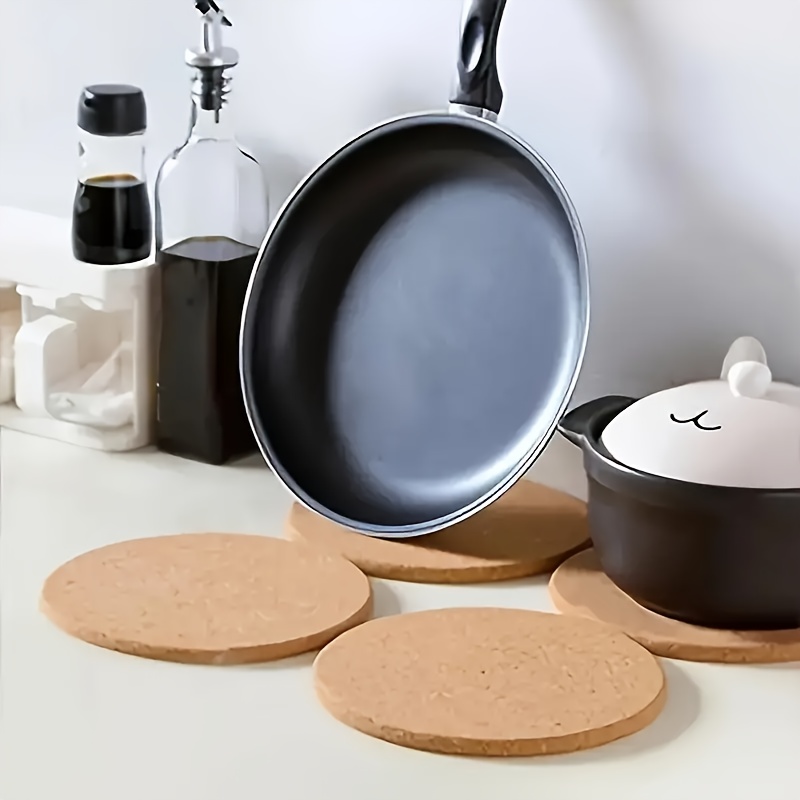 4Pcs Cork Pot Mat Heat Resista - đánh giá và giá Kitchen Gadgets In Japan